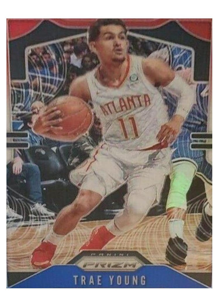 2019-20 Panini Prizm Base Set Trae Young #31 card