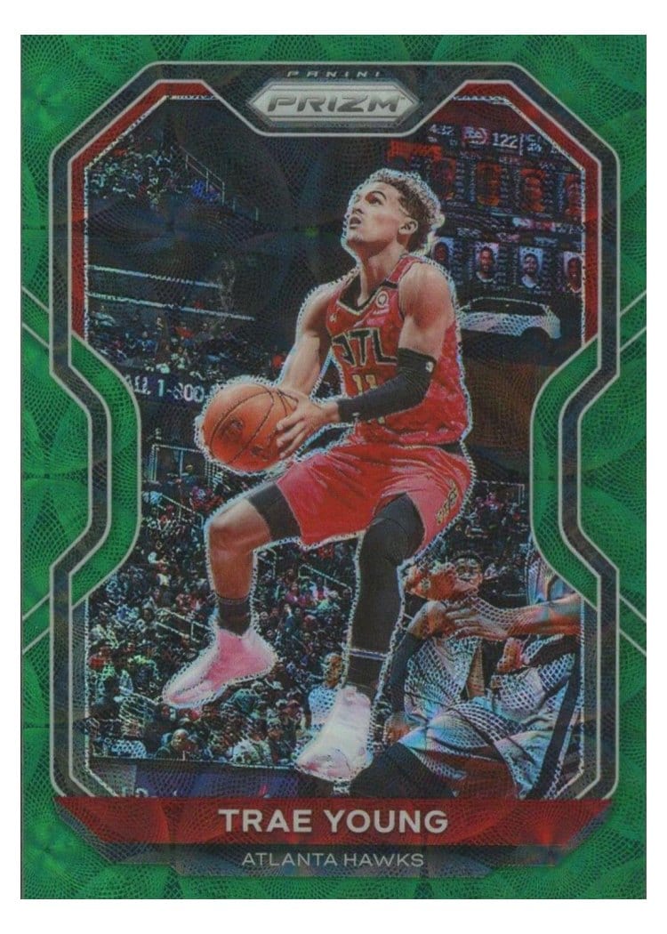 2020-21 Panini Prizm Base Set Trae Young #64 card