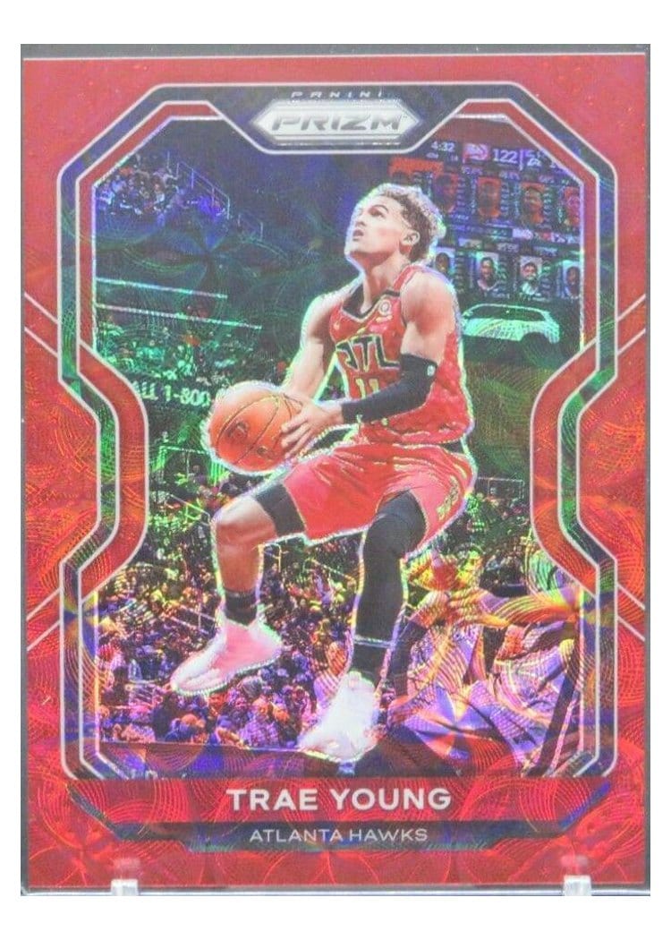 2020-21 Panini Prizm Base Set Trae Young #64 card