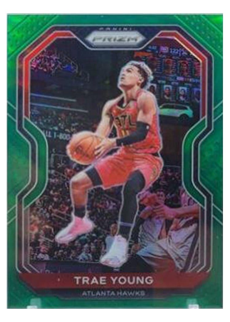 2020-21 Panini Prizm Base Set Trae Young #64 card