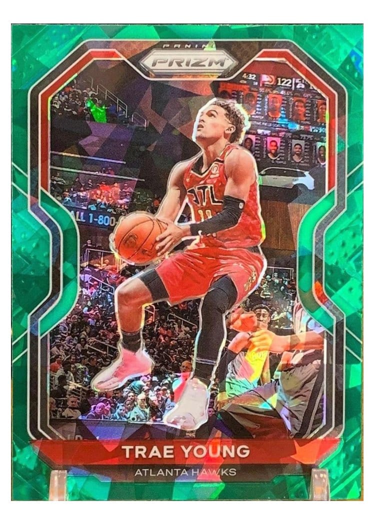 2020-21 Panini Prizm Base Set Trae Young #64 card