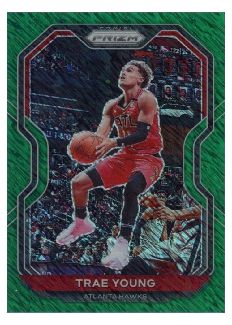 2020-21 Panini Prizm Base Set Trae Young #64 card