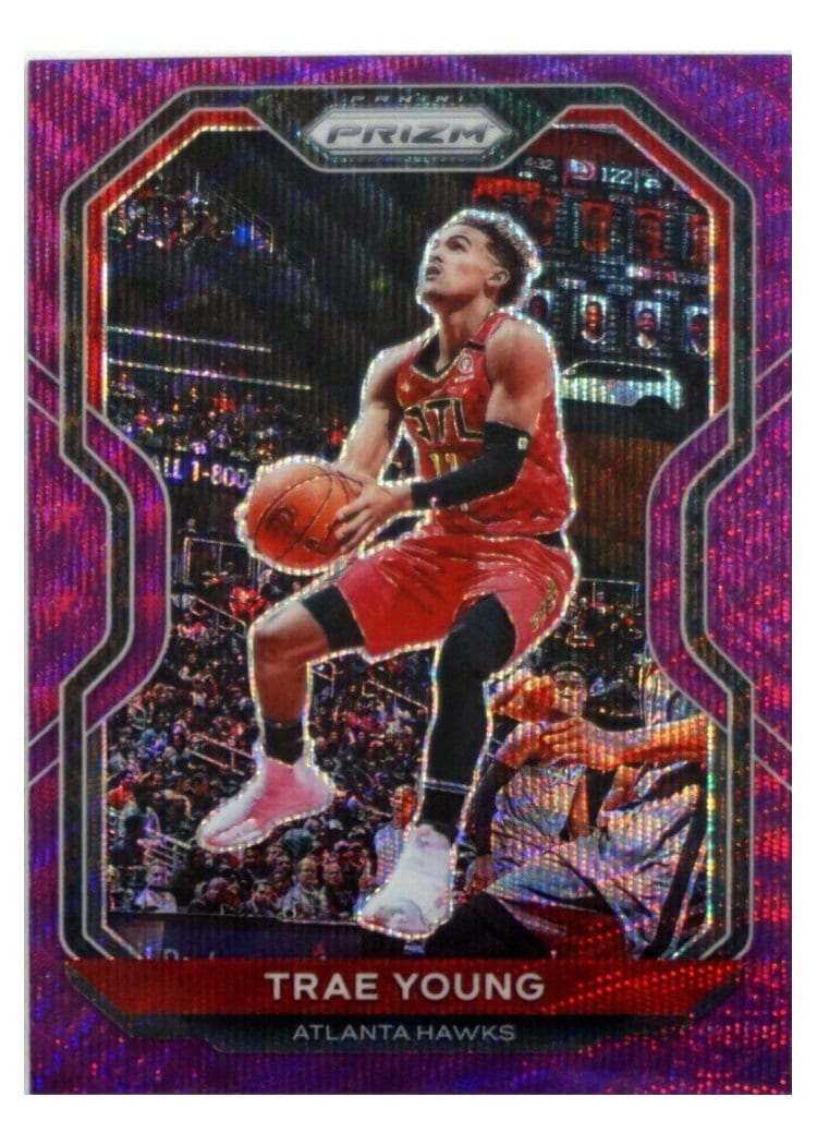2020-21 Panini Prizm Base Set Trae Young #64 card