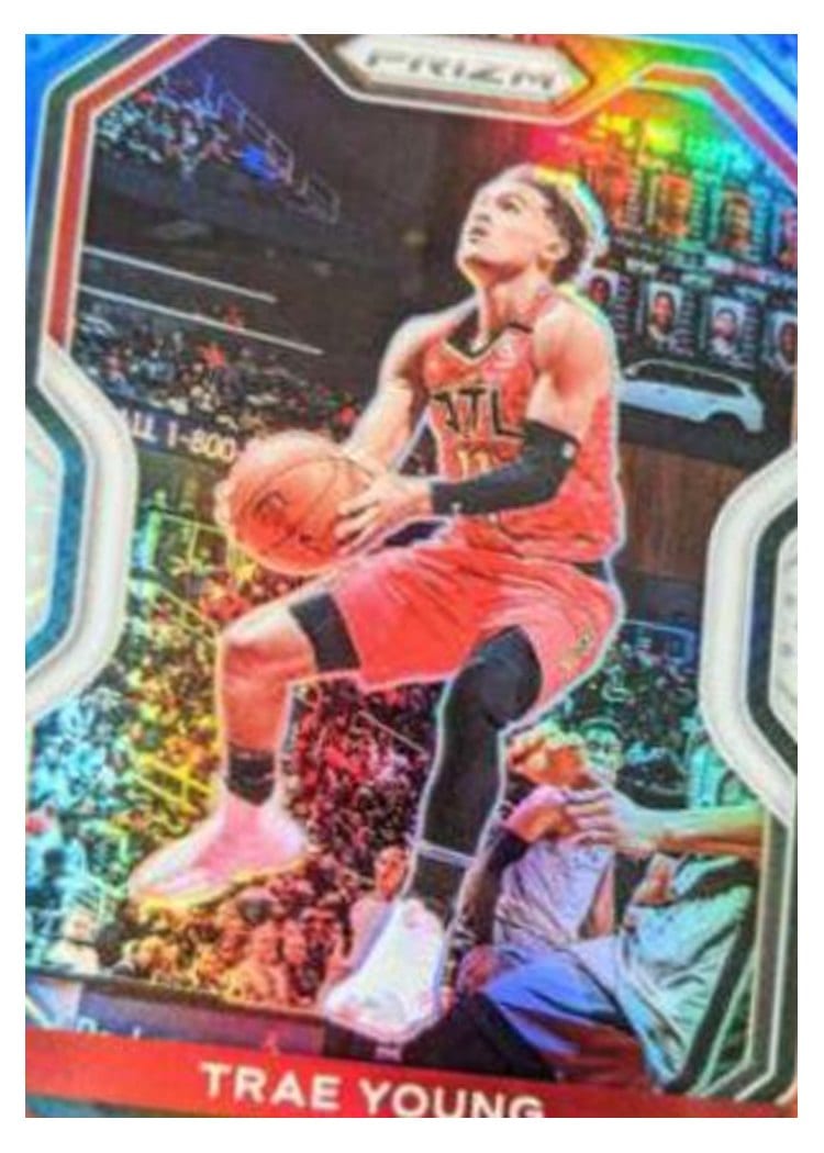 2020-21 Panini Prizm Base Set Trae Young #64 card