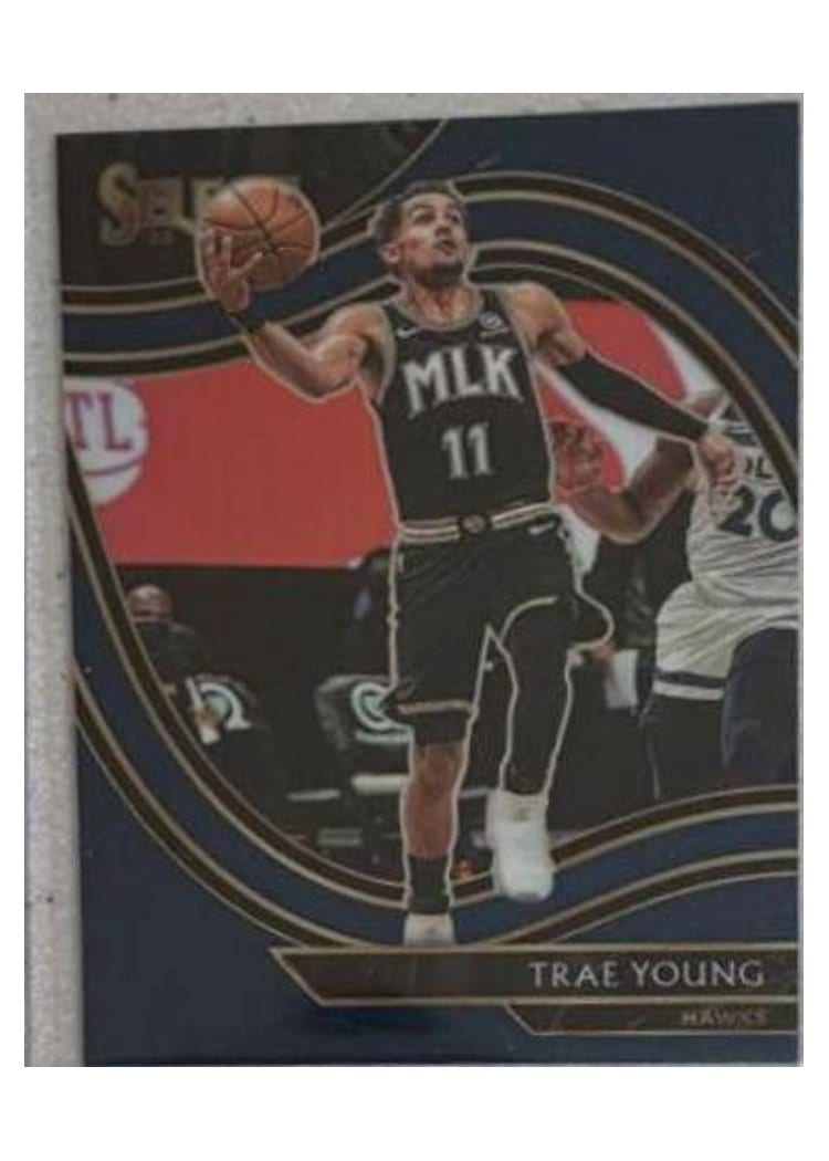2020-21 Panini Select Base Set Trae Young #227 card