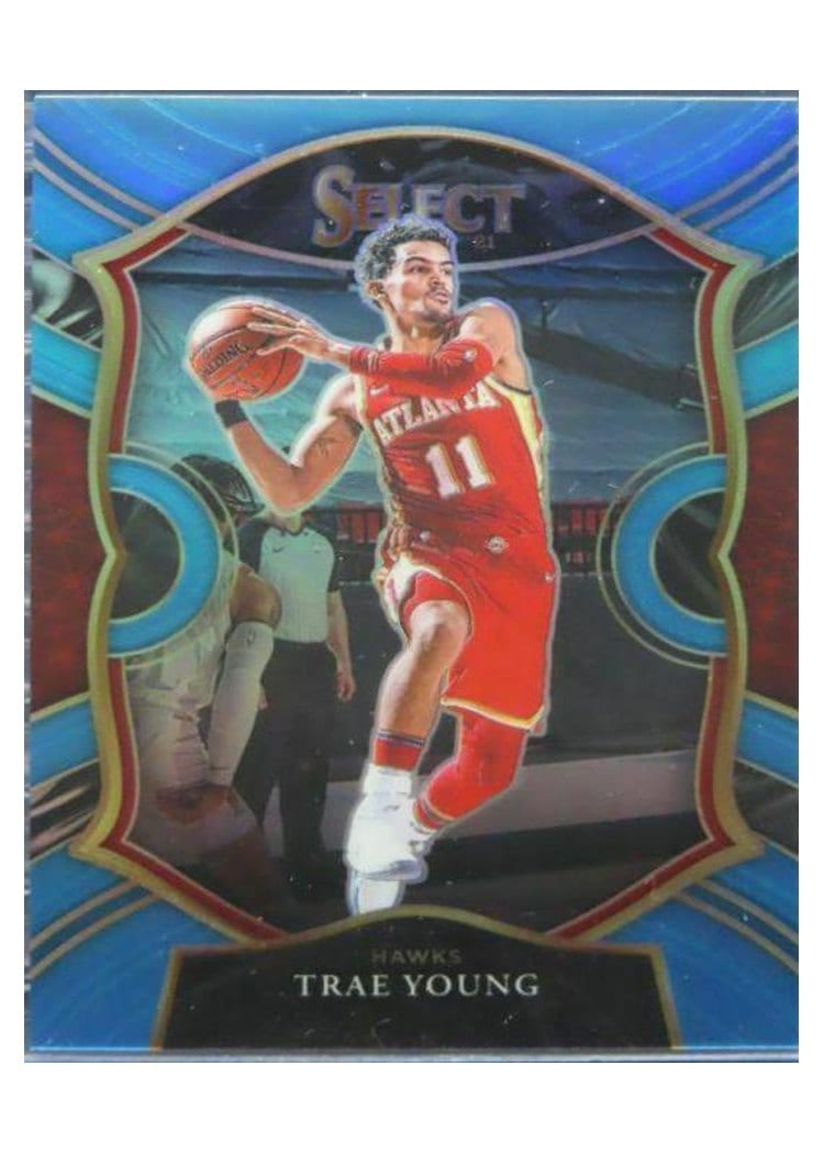2020-21 Panini Select Base Set Trae Young #227 card