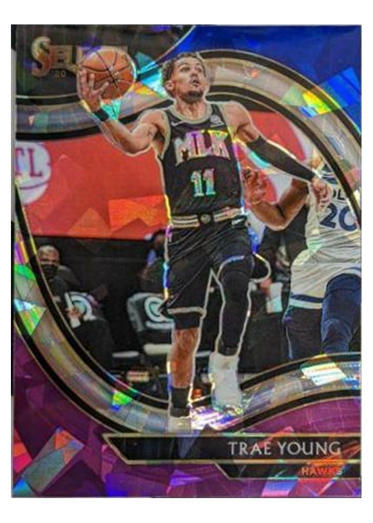 2020-21 Panini Select Base Set Trae Young #227 card