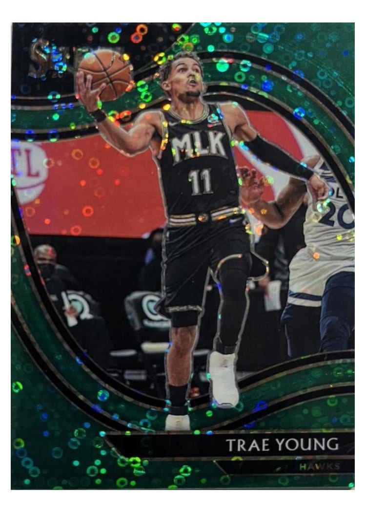 2020-21 Panini Select Base Set Trae Young #227 card