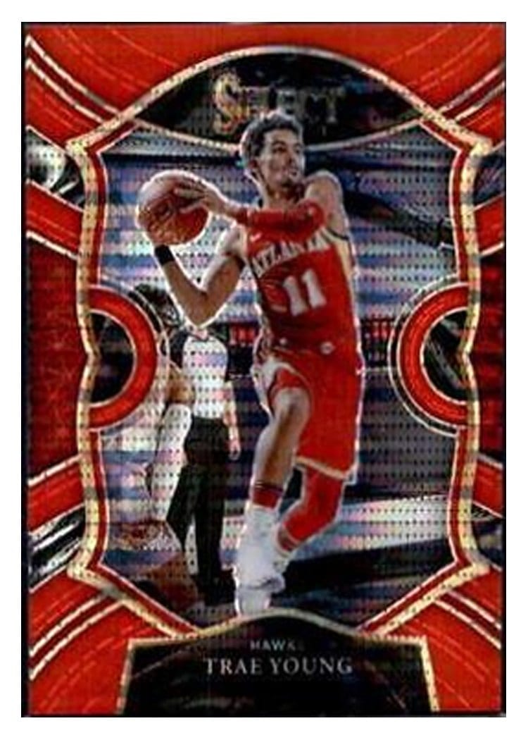 2020-21 Panini Select Base Set Trae Young #227 card