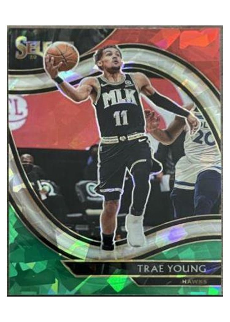 2020-21 Panini Select Base Set Trae Young #227 card