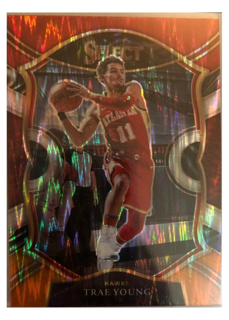 2020-21 Panini Select Base Set Trae Young #227 card
