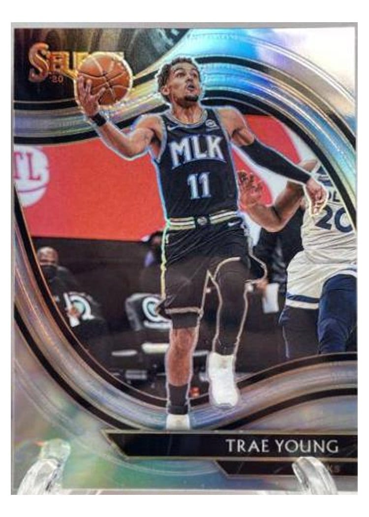 2020-21 Panini Select Base Set Trae Young #227 card