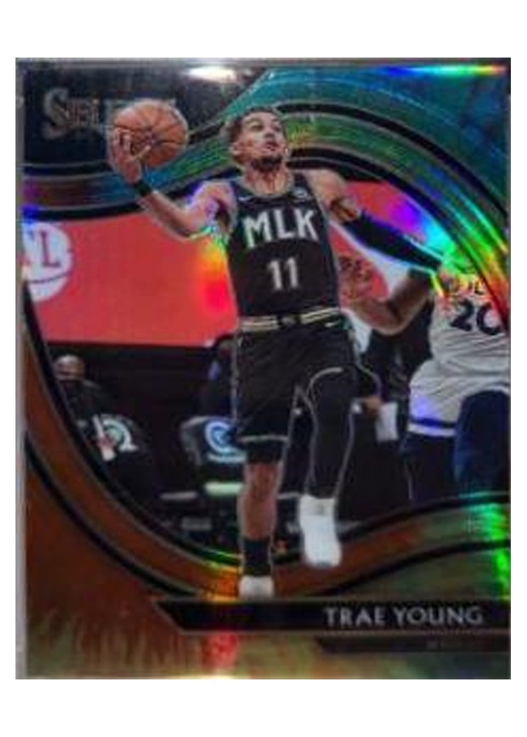 2020-21 Panini Select Base Set Trae Young #227 card