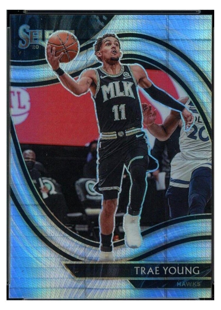 2020-21 Panini Select Base Set Trae Young #227 card