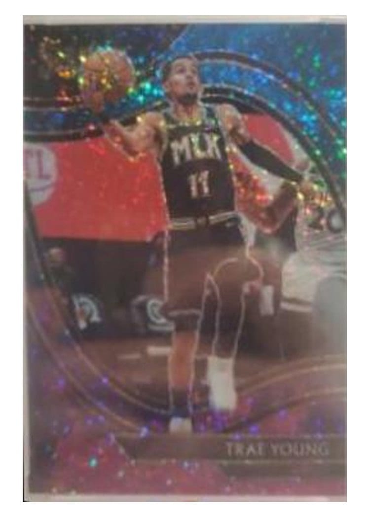 2020-21 Panini Select Base Set Trae Young #227 card