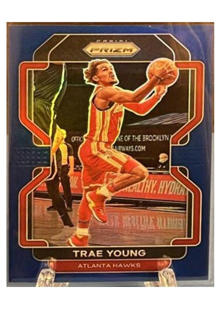 2021-22 Panini Prizm Base Set Trae Young #26 card