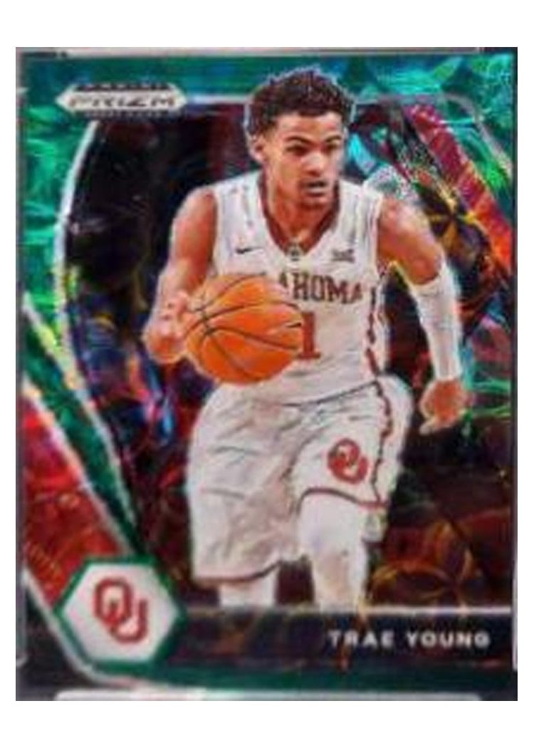 2021-22 Panini Prizm Base Set Trae Young #26 card