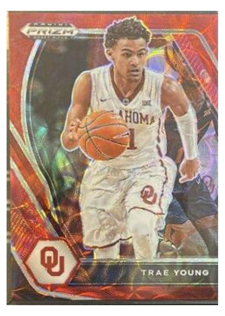 2021-22 Panini Prizm Base Set Trae Young #26 card