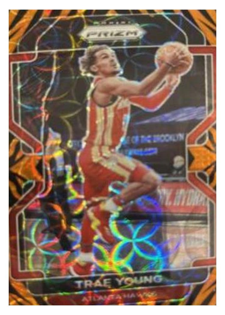 2021-22 Panini Prizm Base Set Trae Young #26 card