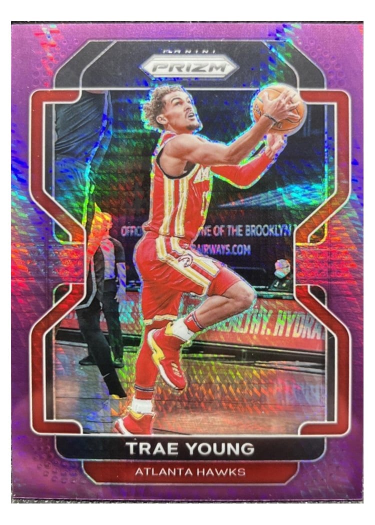 2021-22 Panini Prizm Base Set Trae Young #26 card