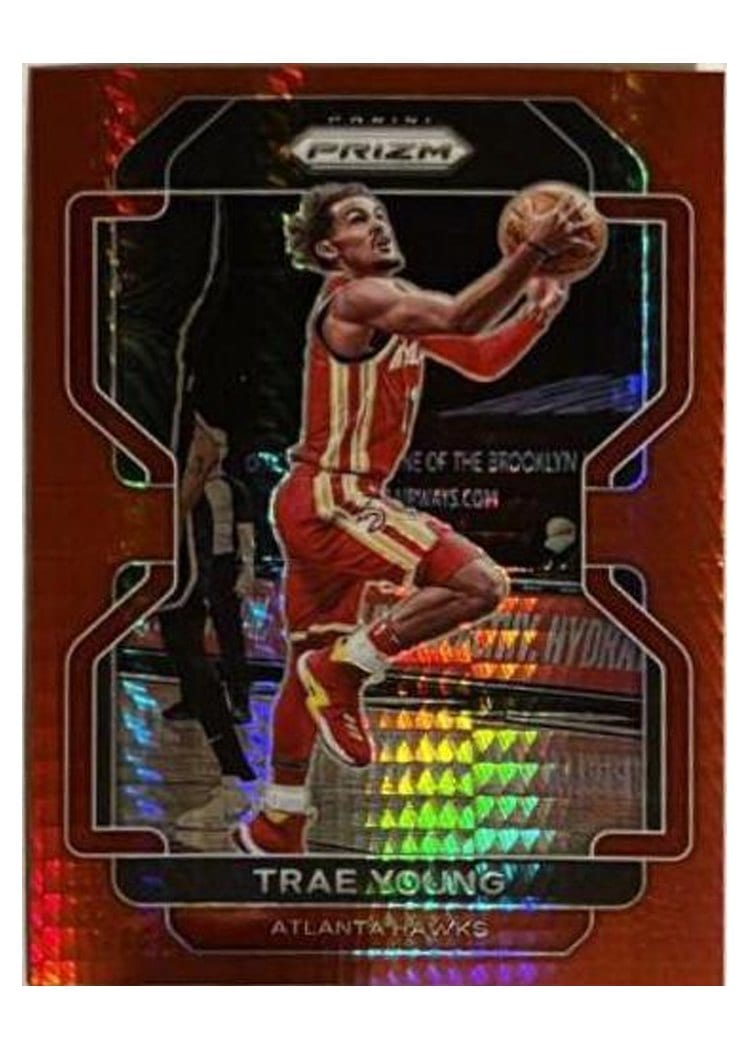 2021-22 Panini Prizm Base Set Trae Young #26 card