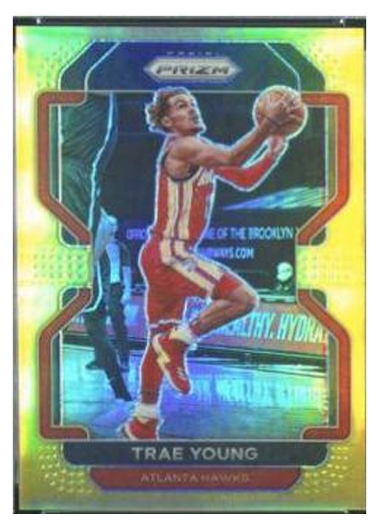2021-22 Panini Prizm Base Set Trae Young #26 card