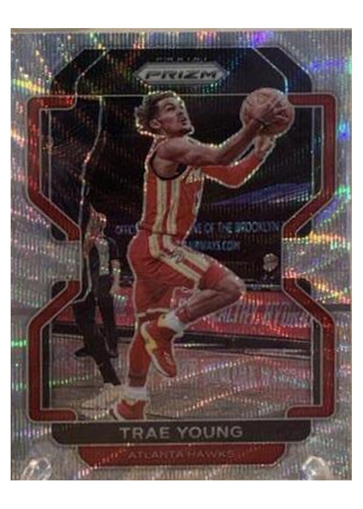 2021-22 Panini Prizm Base Set Trae Young #26 card