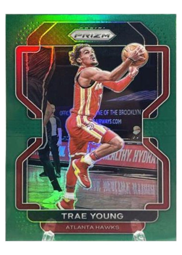 2021-22 Panini Prizm Base Set Trae Young #26 card