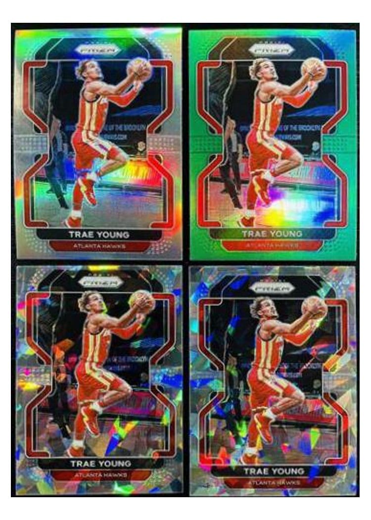 2021-22 Panini Prizm Base Set Trae Young #26 card