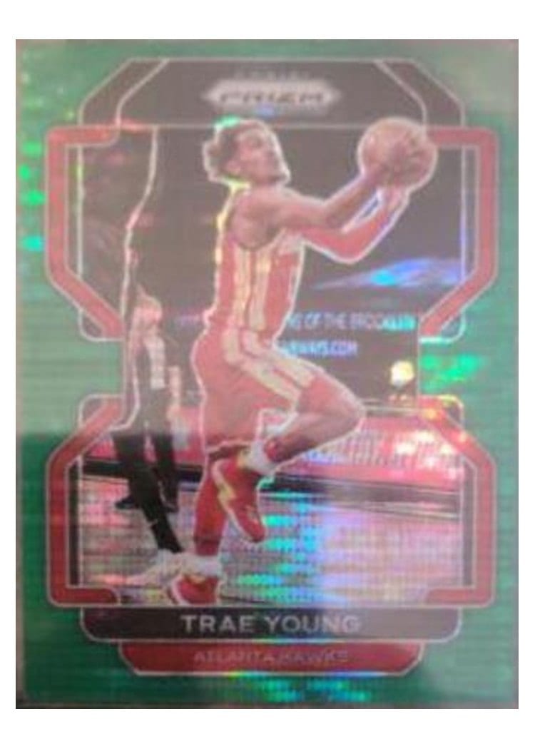 2021-22 Panini Prizm Base Set Trae Young #26 card