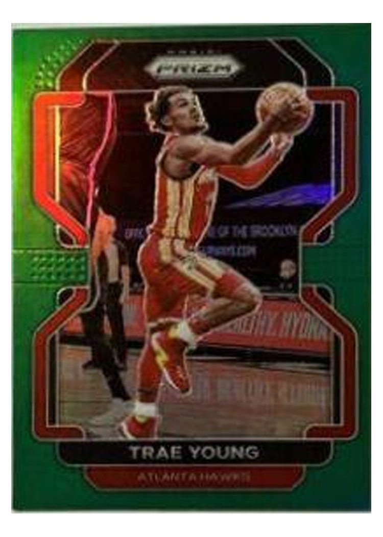 2021-22 Panini Prizm Base Set Trae Young #26 card