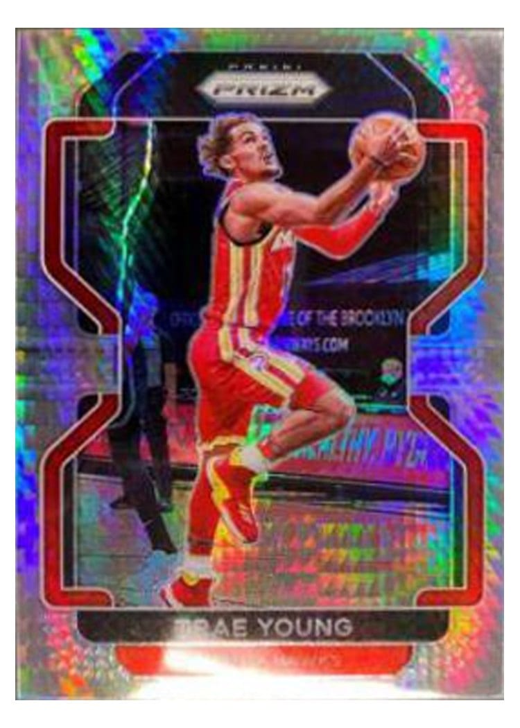 2021-22 Panini Prizm Base Set Trae Young #26 card
