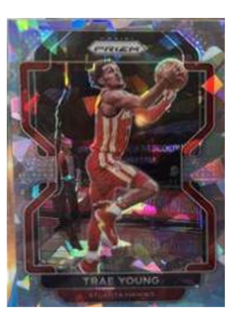 2021-22 Panini Prizm Base Set Trae Young #26 card