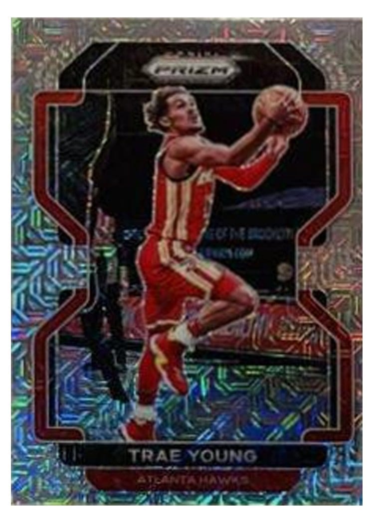 2021-22 Panini Prizm Base Set Trae Young #26 card