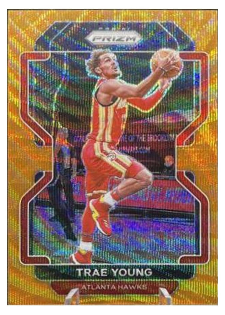 2021-22 Panini Prizm Base Set Trae Young #26 card