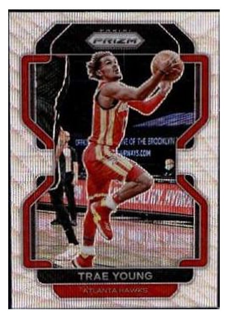 2021-22 Panini Prizm Base Set Trae Young #26 card