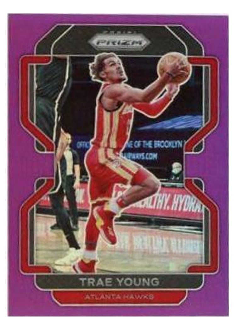 2021-22 Panini Prizm Base Set Trae Young #26 card