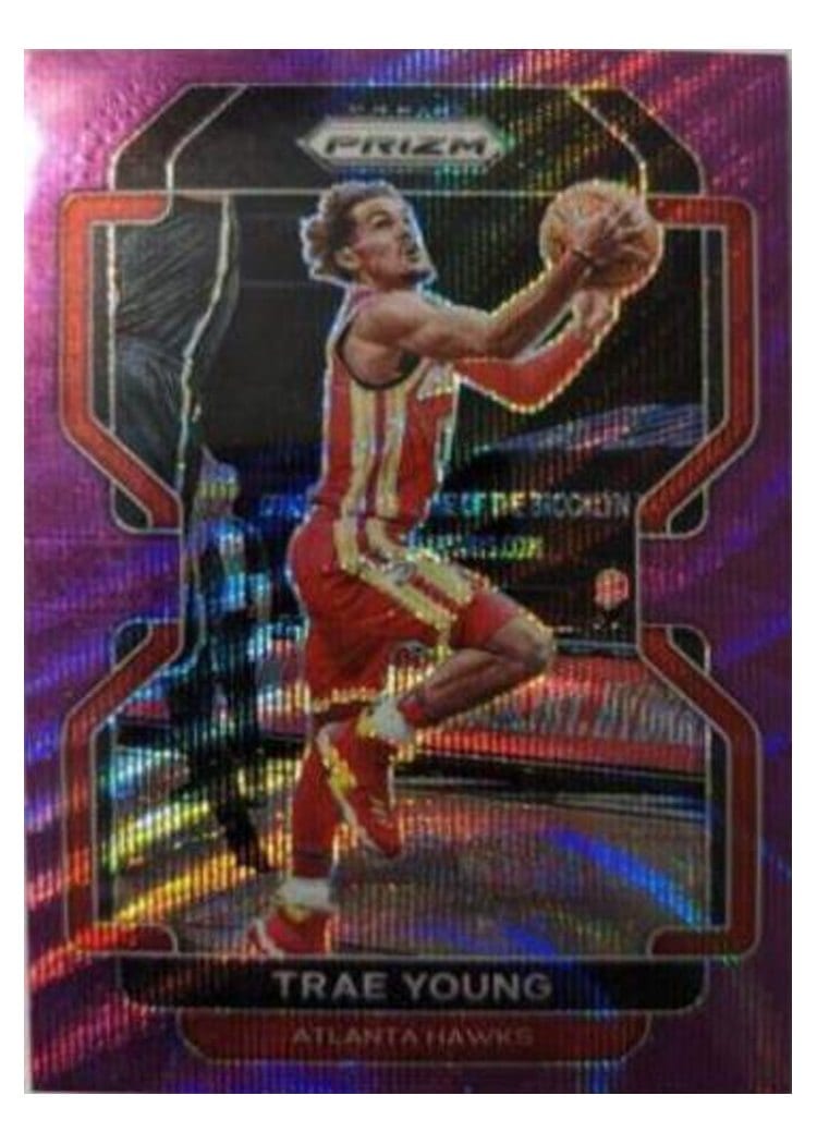 2021-22 Panini Prizm Base Set Trae Young #26 card