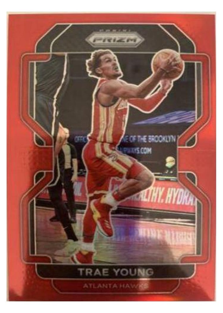 2021-22 Panini Prizm Base Set Trae Young #26 card