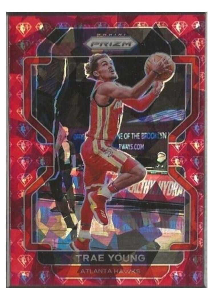 2021-22 Panini Prizm Base Set Trae Young #26 card