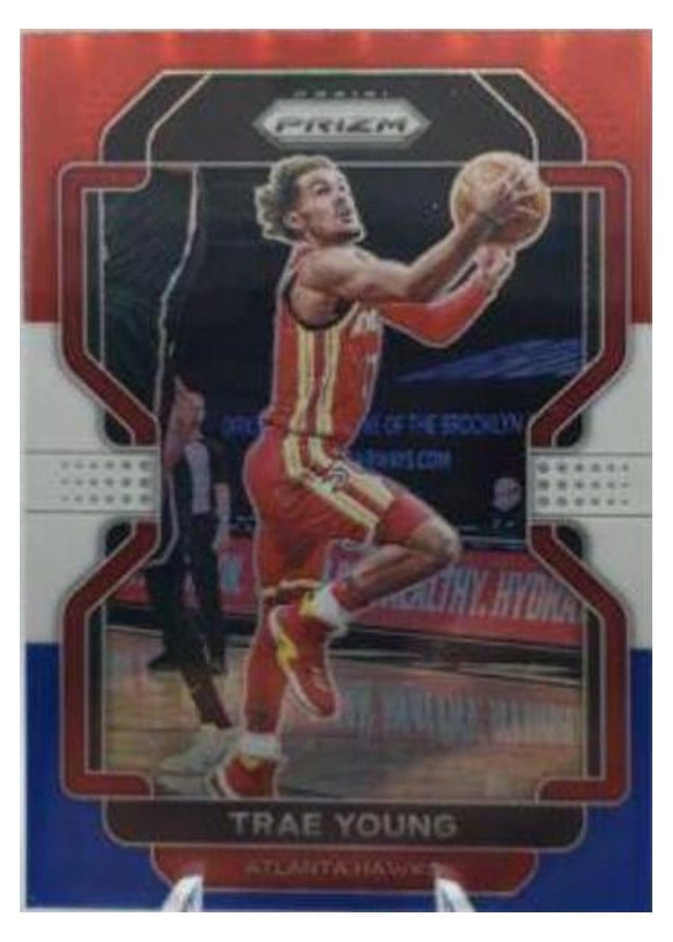 2021-22 Panini Prizm Base Set Trae Young #26 card