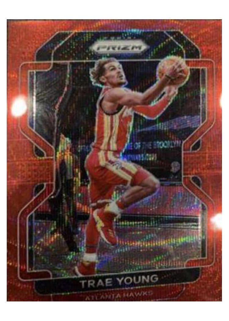 2021-22 Panini Prizm Base Set Trae Young #26 card