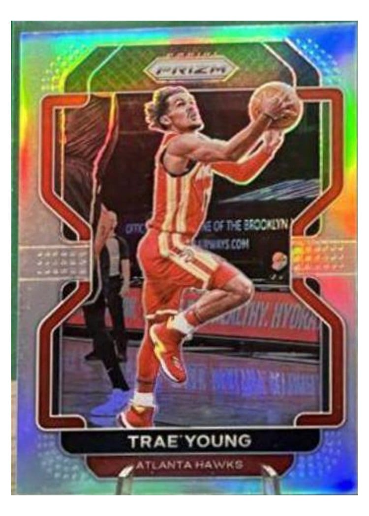 2021-22 Panini Prizm Base Set Trae Young #26 card