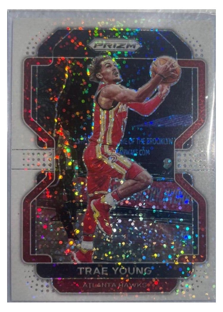 2021-22 Panini Prizm Base Set Trae Young #26 card