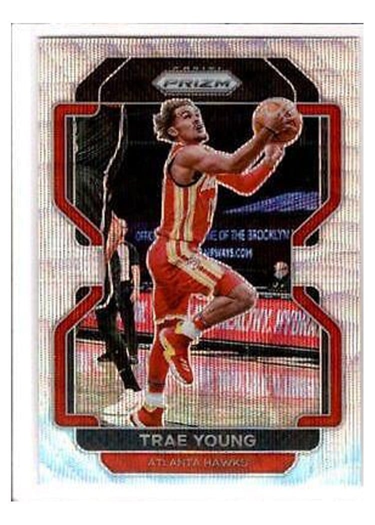 2021-22 Panini Prizm Base Set Trae Young #26 card