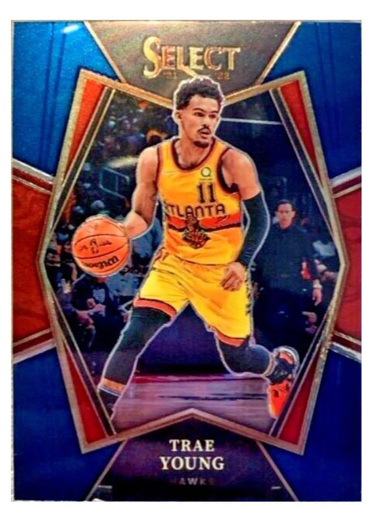 2021-22 Panini Select Base Set Trae Young #131 card