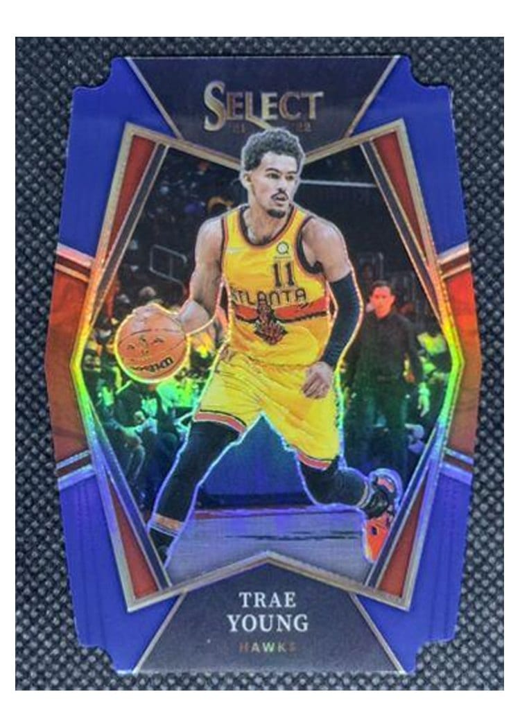 2021-22 Panini Select Base Set Trae Young #131 card