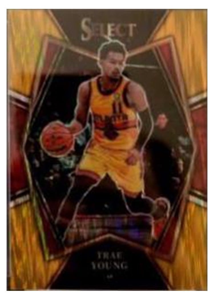 2021-22 Panini Select Base Set Trae Young #131 card