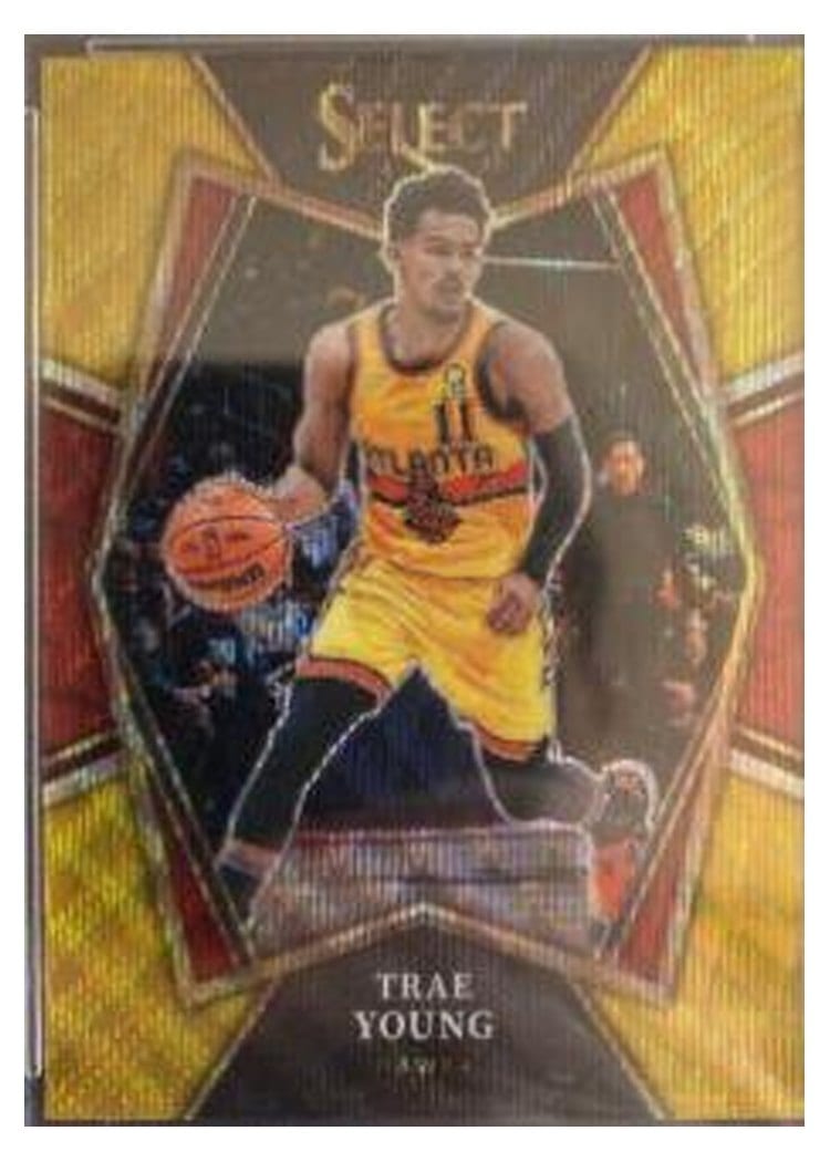 2021-22 Panini Select Base Set Trae Young #131 card