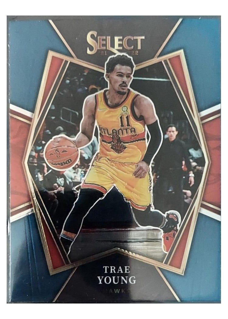 2021-22 Panini Select Base Set Trae Young #131 card